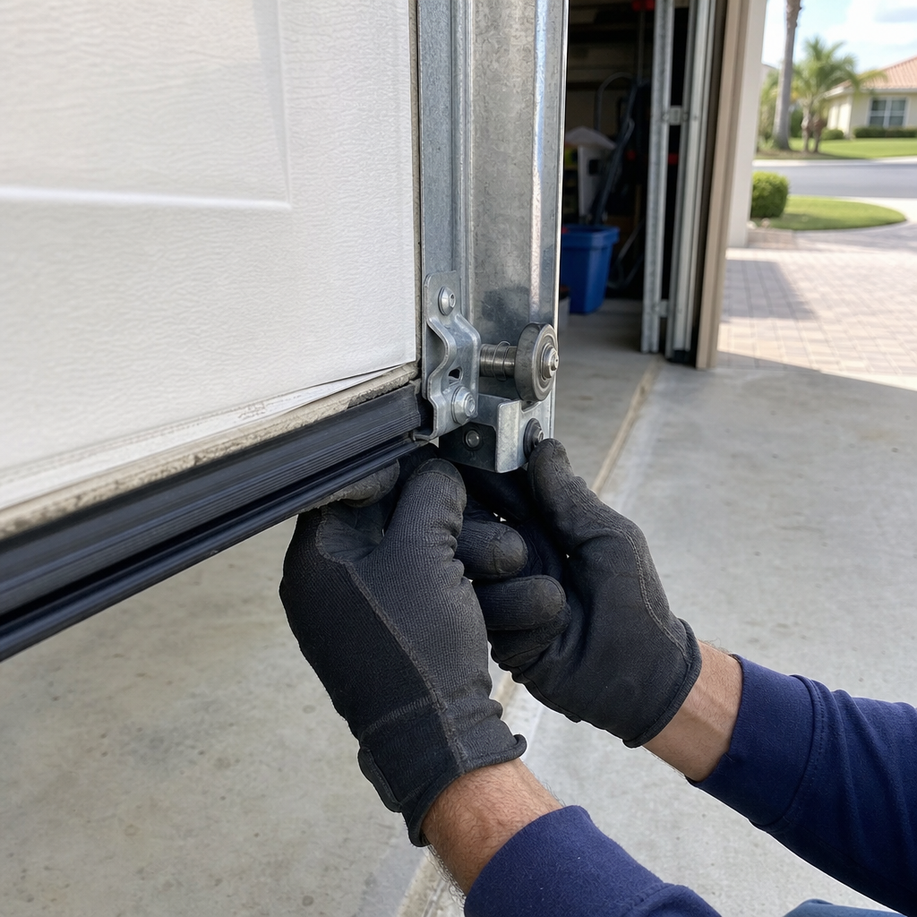 Garage door parts installation in Delray Beach, FL