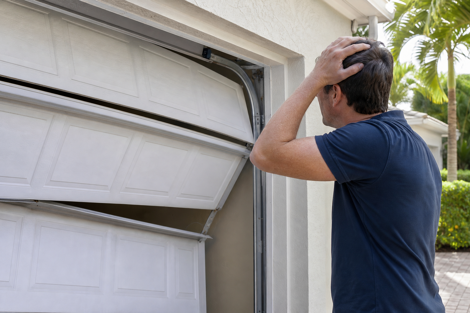 Emergency Garage Door Repair Near Me: What Delray Beach Homeowners Should Do First